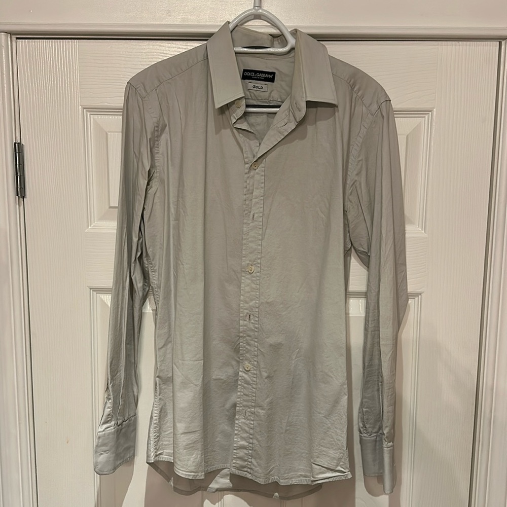 Dolce & Gabbana Men’s Dress Shirt Size 41